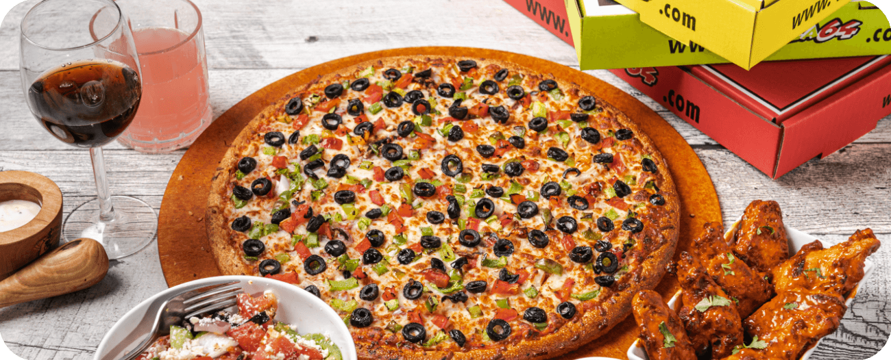 Our fresh pizza